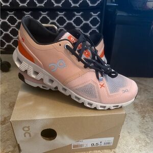 On Running Cloud X 3 Women's Sneakers - Rose / Sand 9.5